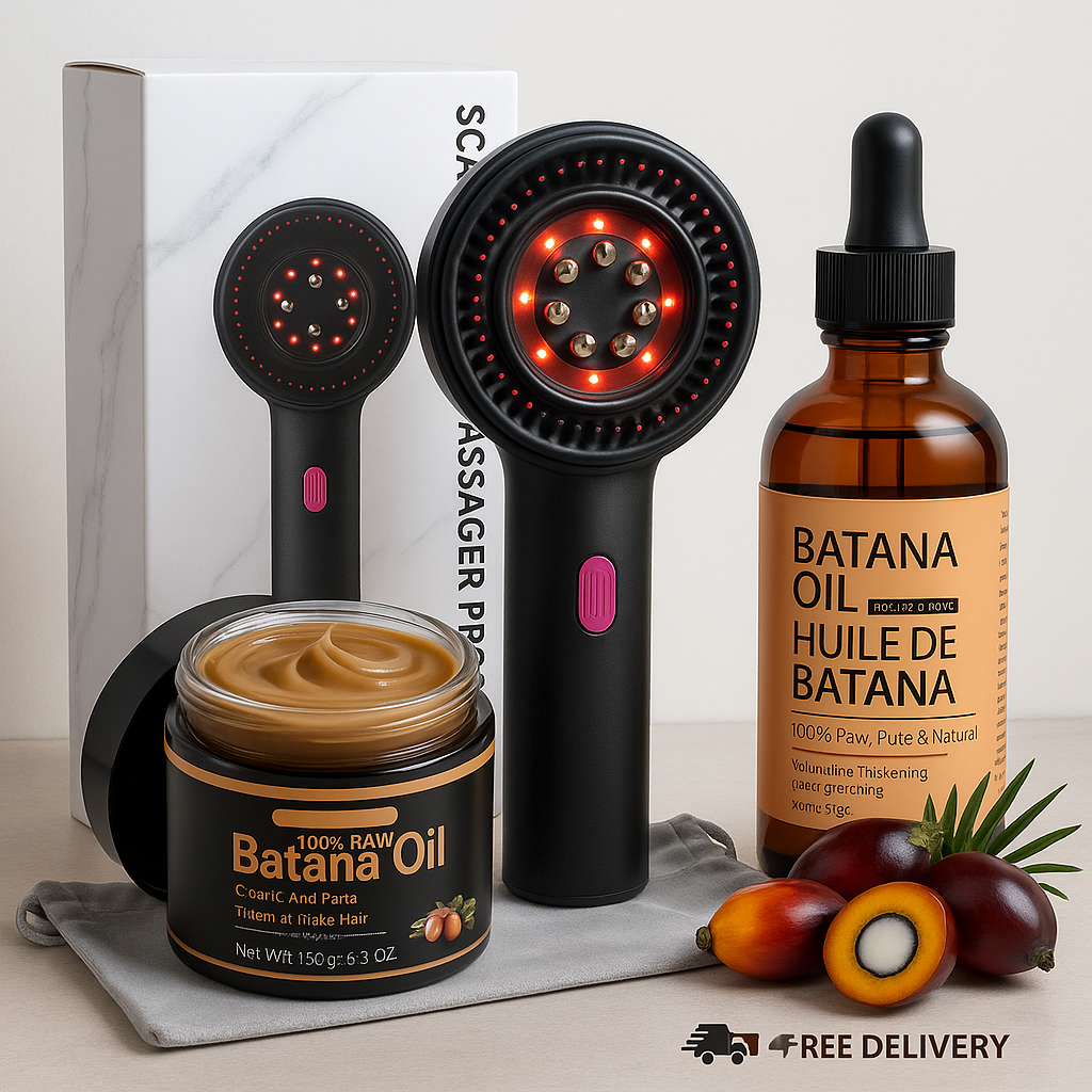 Scalp Therapy Comb – Red Light & Oil Applicator