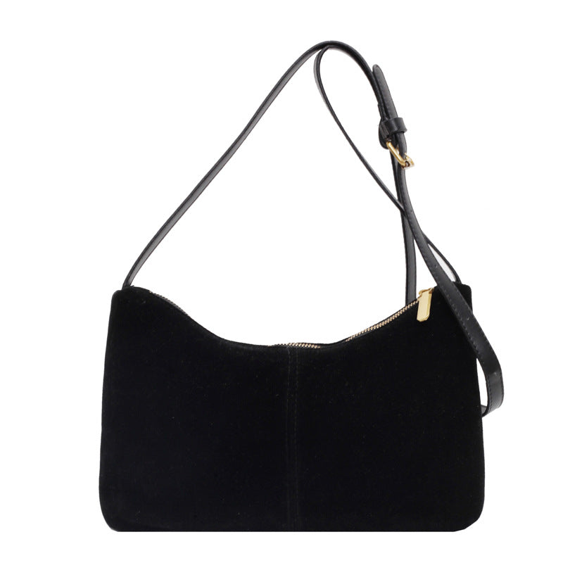 Retro Suede Underarm Bag Women's Daily Commute