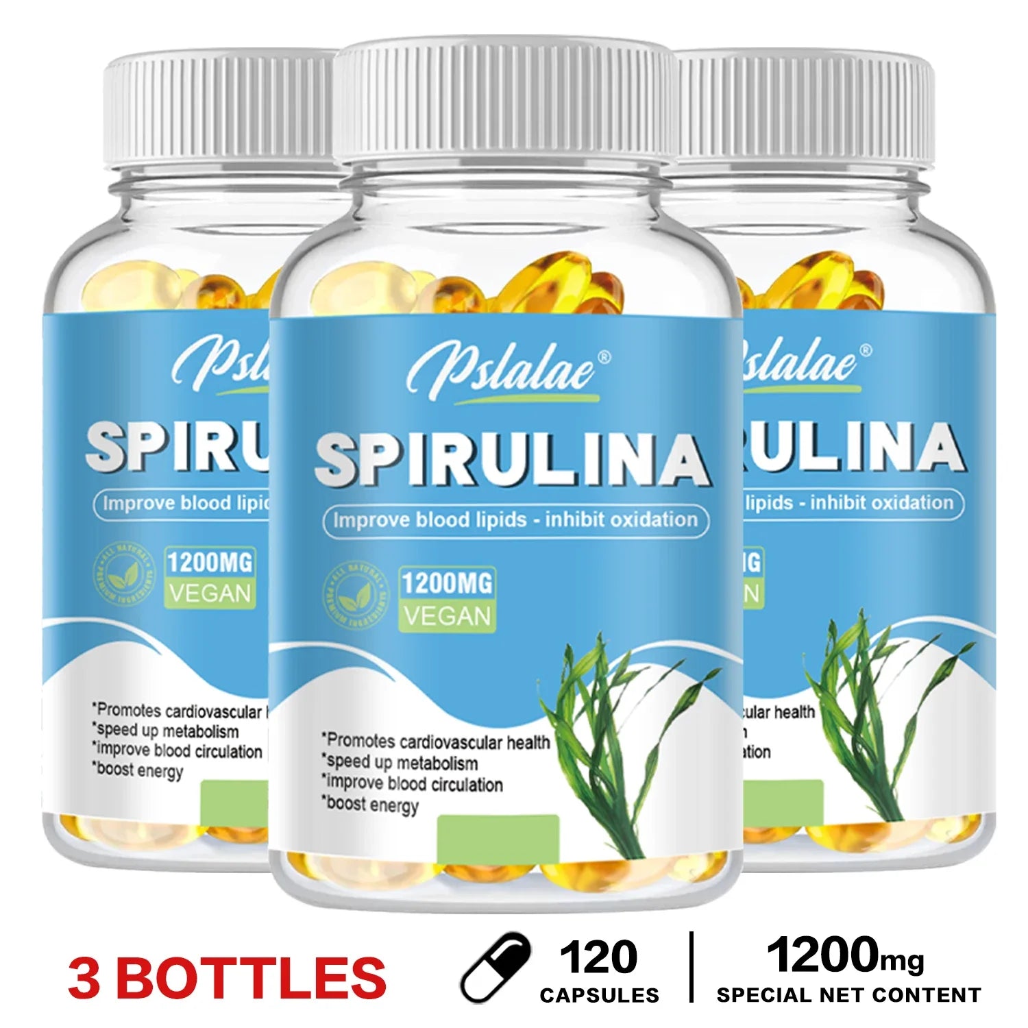 Organic Spirulina Wellness Capsules™ - souqmart