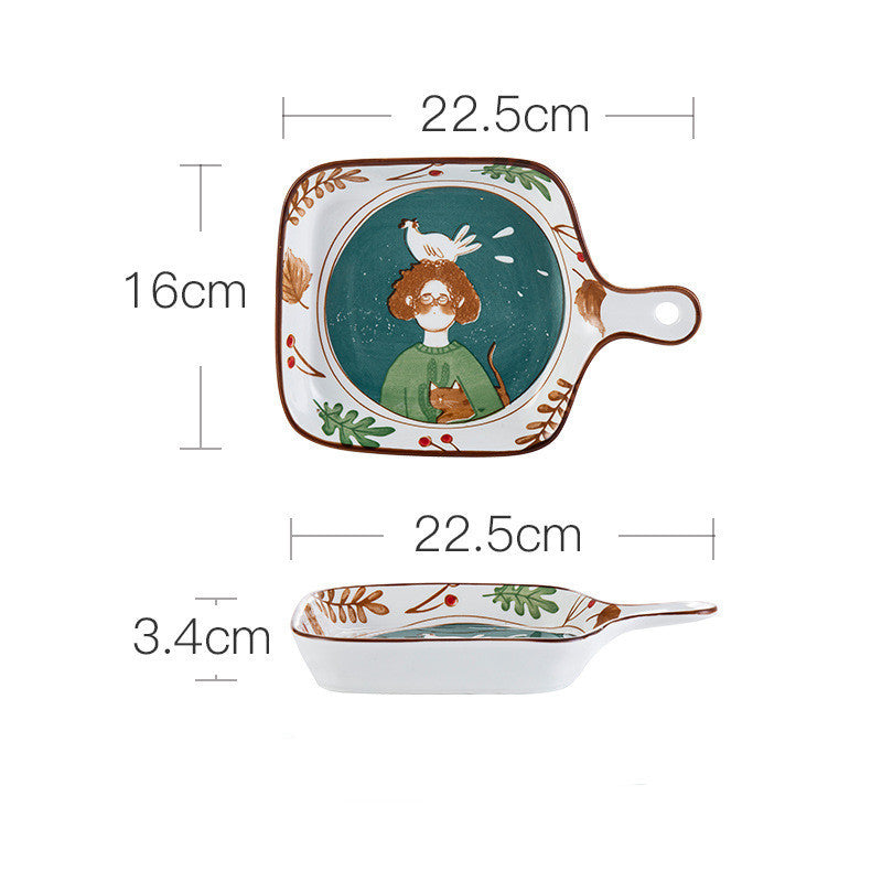 Ceramic Tableware Set Household Ceramic Bowl, Noodle And Dish Combination