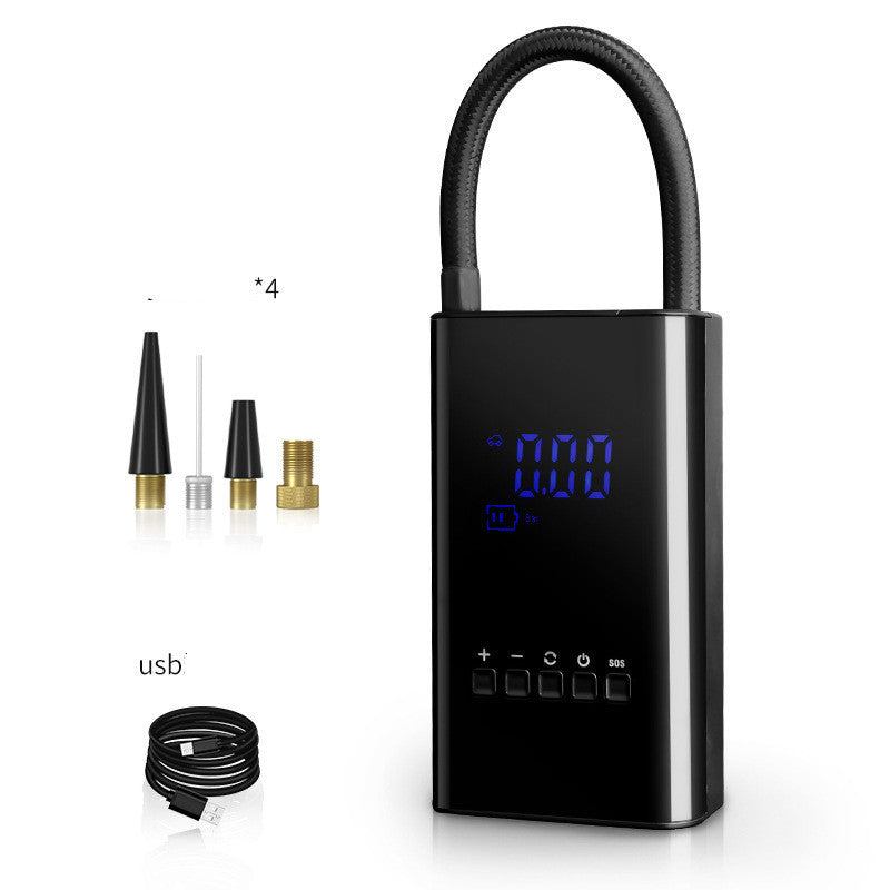 Car Mini Portable Electric Smart Wireless Digital Inflator - souqmart