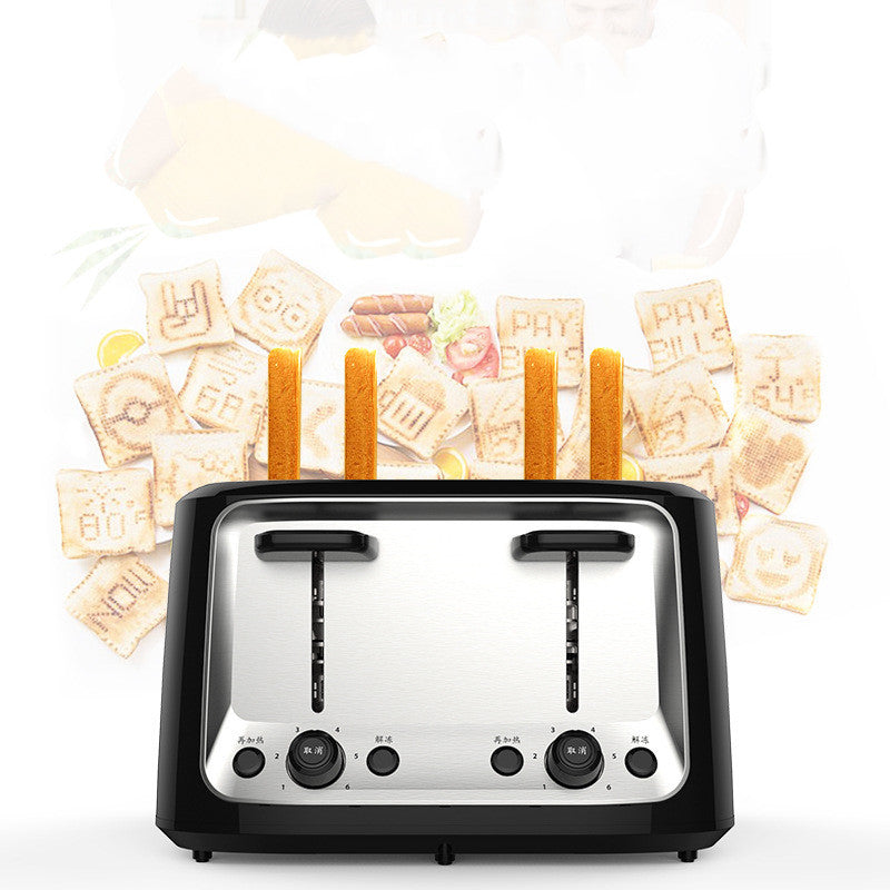 Home Automatic Multifunctional Toaster Four Slot Export - souqmart