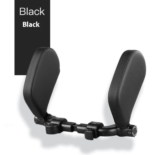 Car headrest pillow Sleep Adjustable Side Car Soft Travel Seat Headrest Auto Leather Support Neck Pillow Cushion car accessories - souqmart
