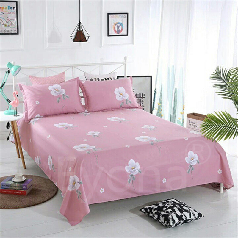 Single Double Bed Cartoon Bed Sheets Single Piece - souqmart