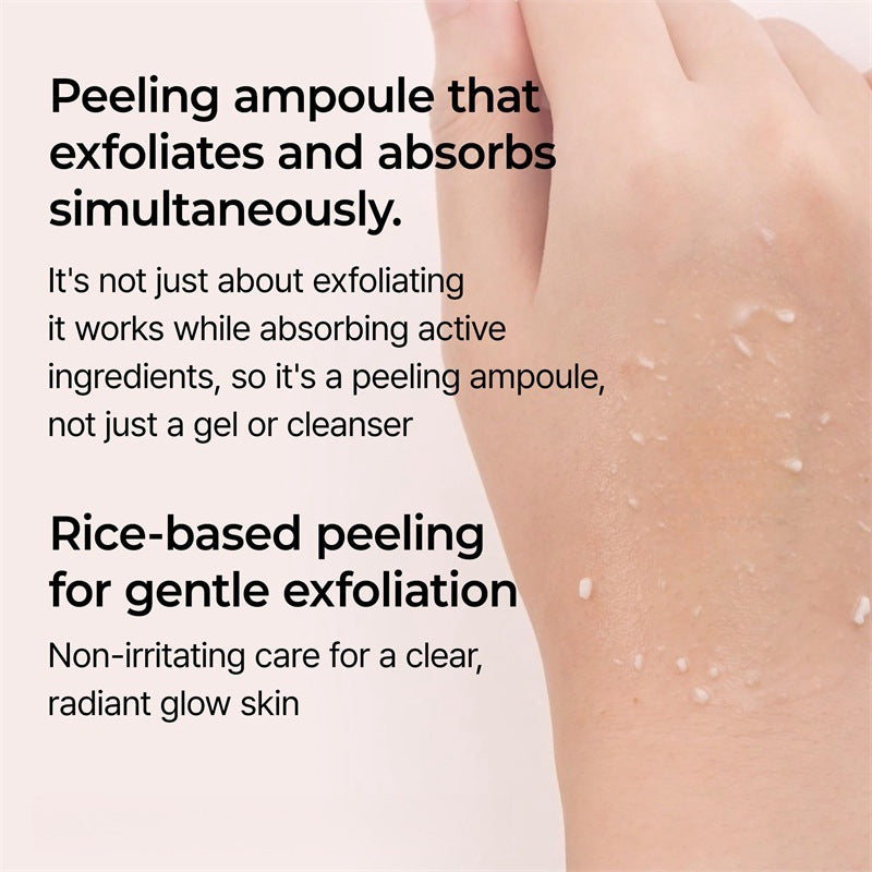 Peel Shot Glow White Rice Peeling Ampoule - souqmart